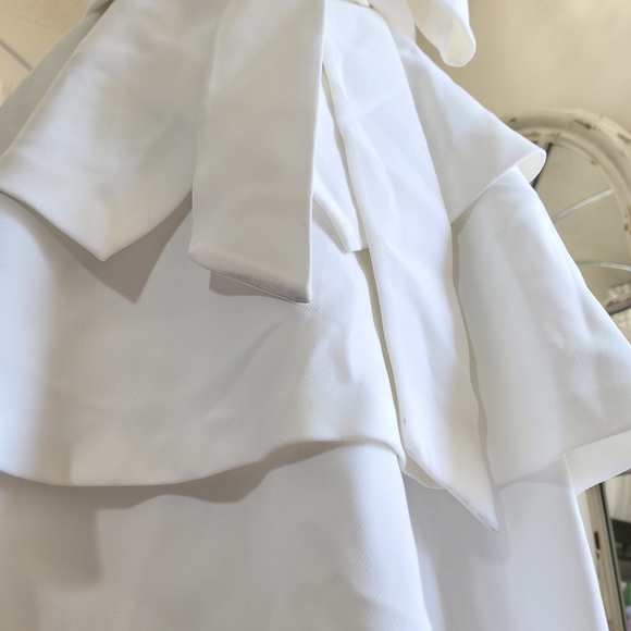🍒NWT🍒 TED BAKER WHITE TIERED DRESS - Picture 5 of 5